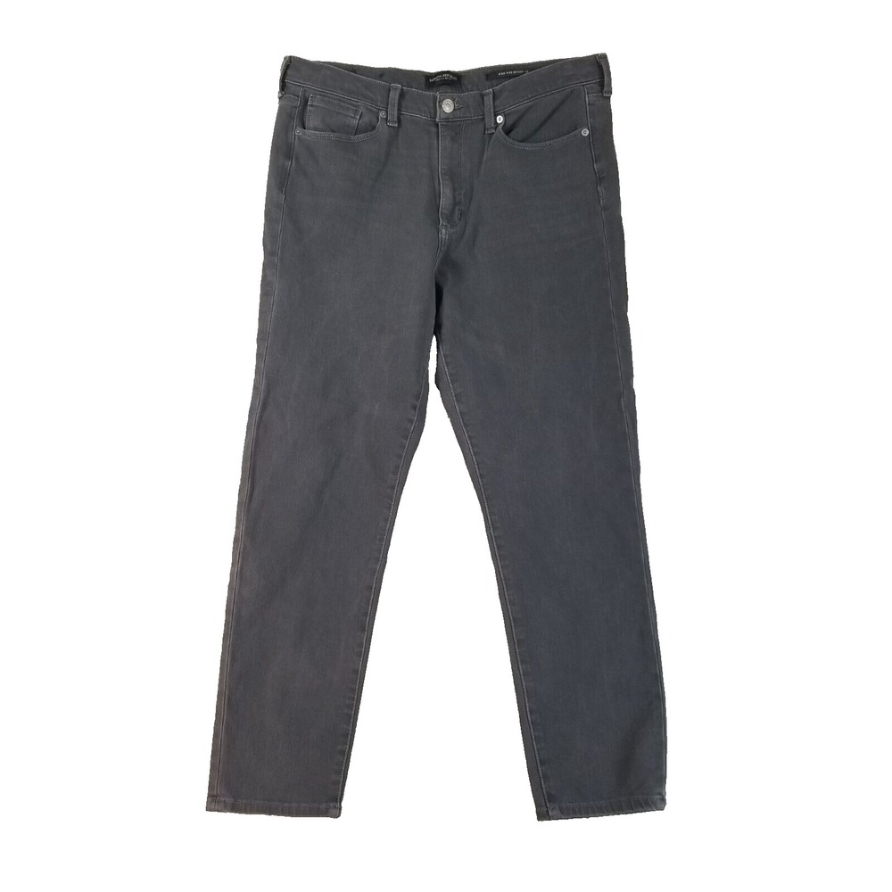 Banana Republic jeans women's 32 high-rise skinny gray stretch denim pants
